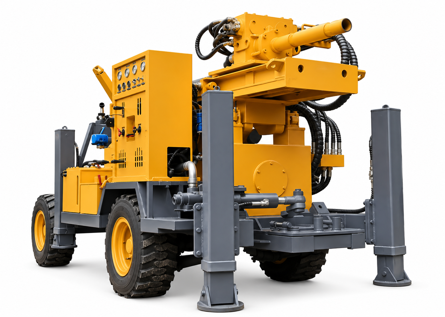 Trailer Mounted Water Well Rig